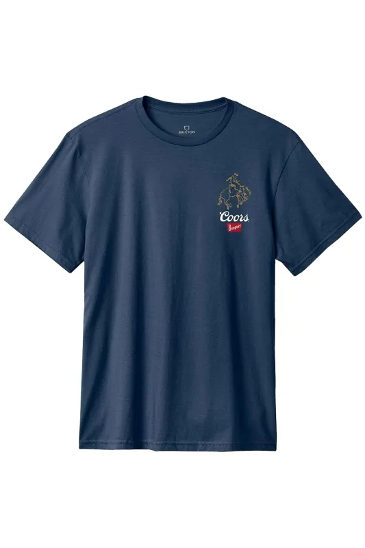 COORS COLT SS STANDARD TEE Navy sold by REVOLVR Menswear
