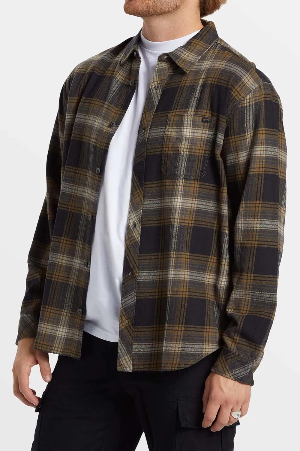 COASTLINE LS FLANNEL Military sold by REVOLVR Menswear product image thumbnail 3