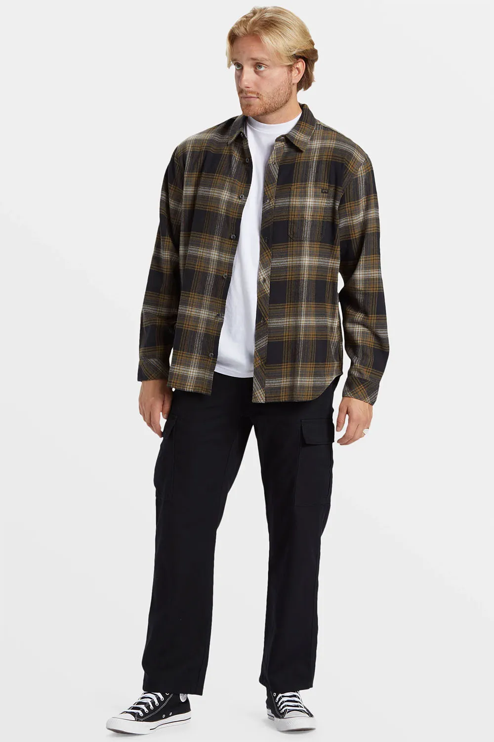 COASTLINE LS FLANNEL Military sold by REVOLVR Menswear product image thumbnail 5