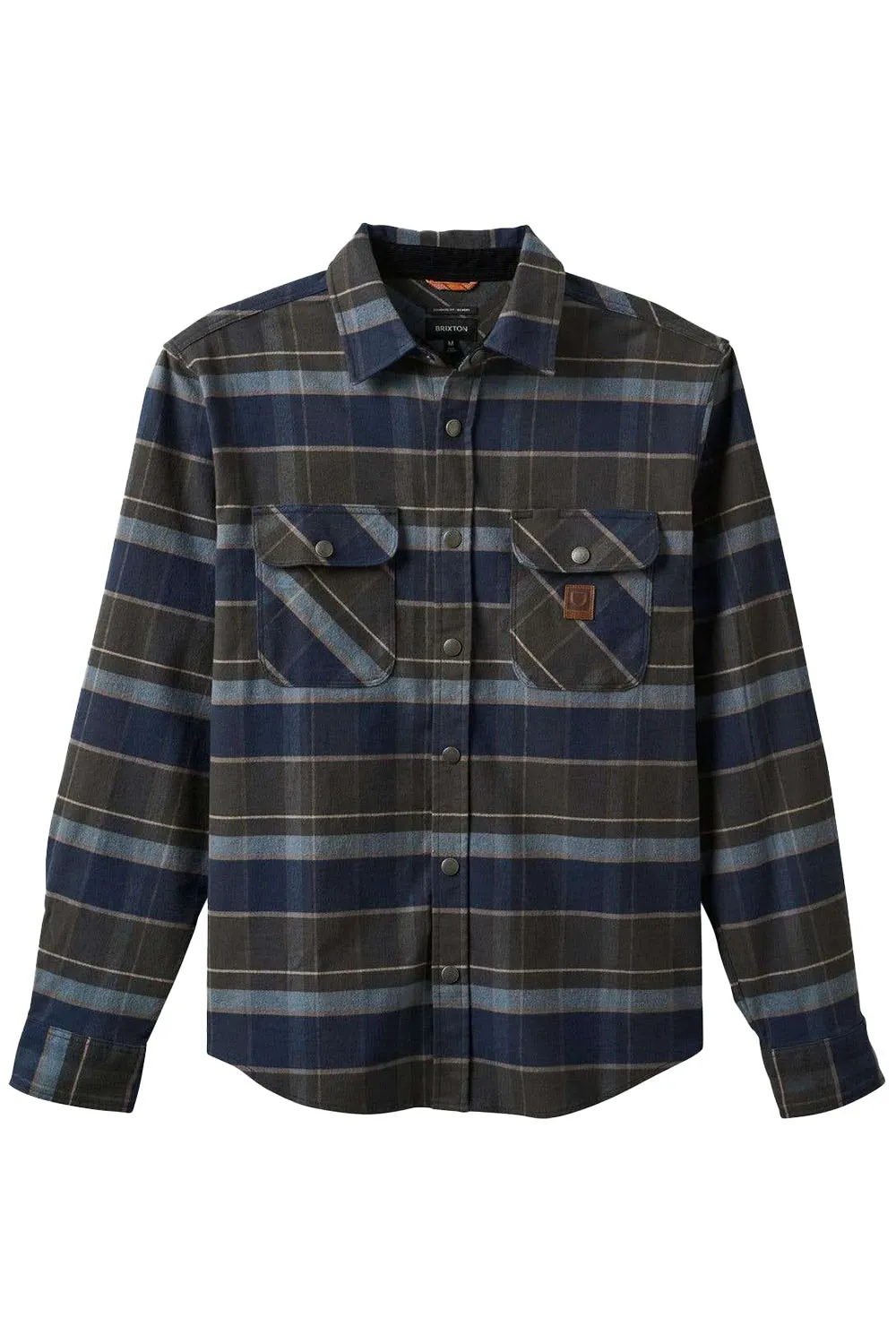 BUILDERS BOWERY FLANNEL Navy/Black/Coronet Blue sold by REVOLVR Menswear