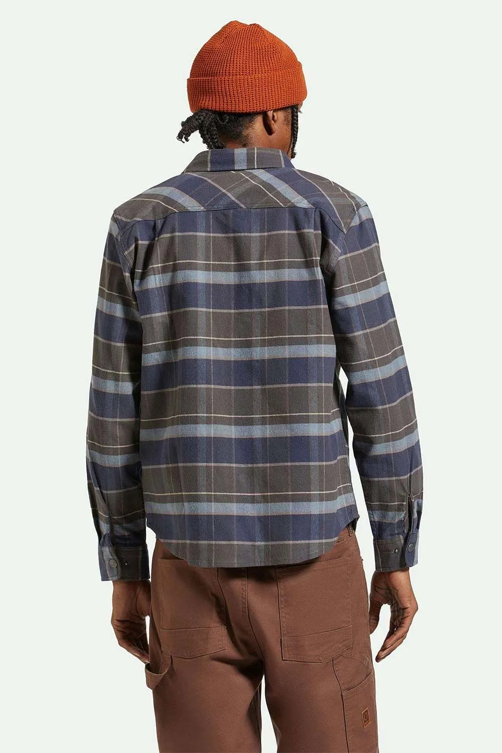 BUILDERS BOWERY FLANNEL Navy/Black/Coronet Blue sold by REVOLVR Menswear product image thumbnail 3