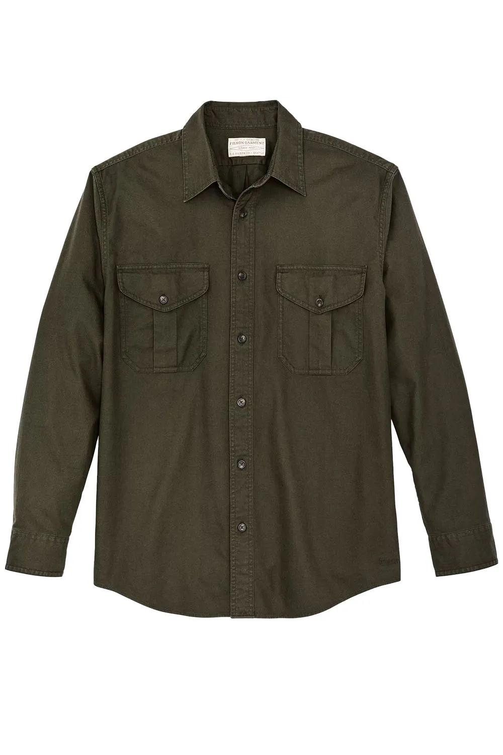 LW ALASKAN GUIDE SHIRT Dark Olive sold by REVOLVR Menswear