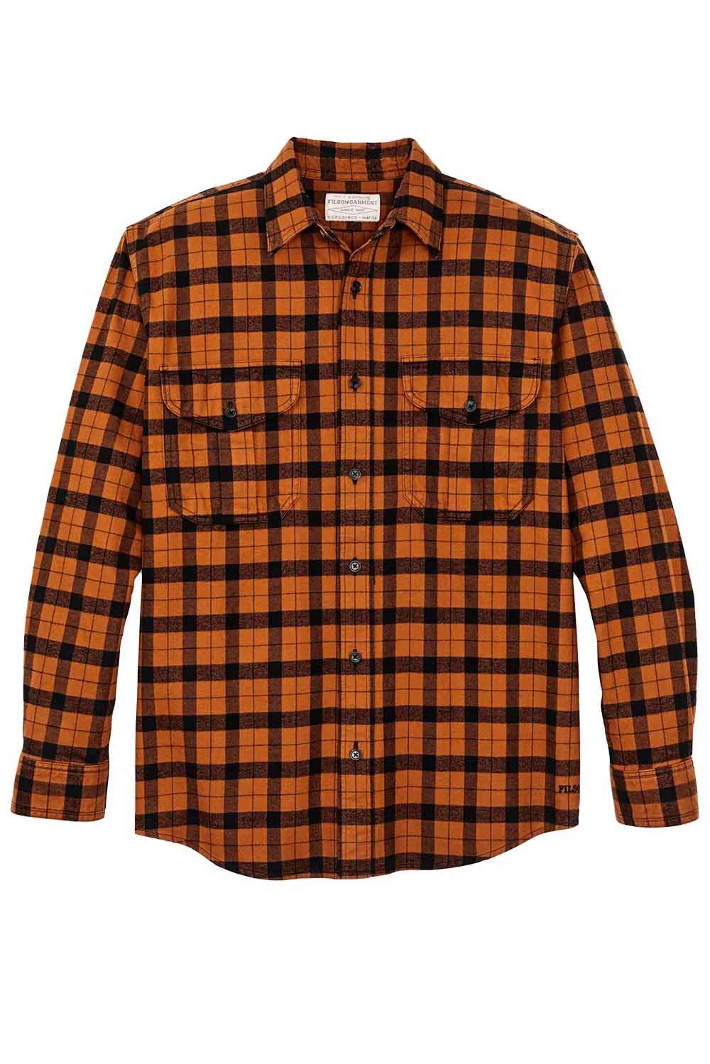 ALASKAN GUIDE SHIRT Pecan/Black Plaid sold by REVOLVR Menswear