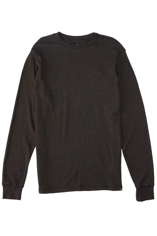 ESSENTIAL THERMAL Black Heather sold by REVOLVR Menswear