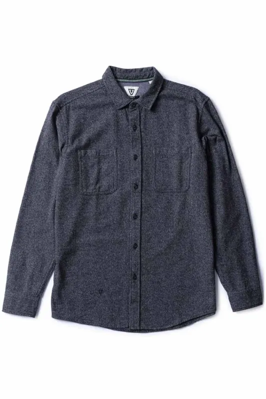 SHAPER ECO LS FLANNEL Black sold by REVOLVR Menswear