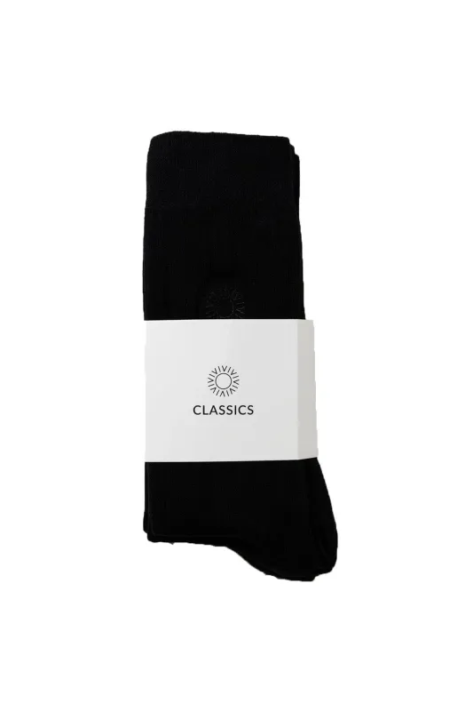 CLASSIC 3 PACK SOCKS Black sold by REVOLVR Menswear