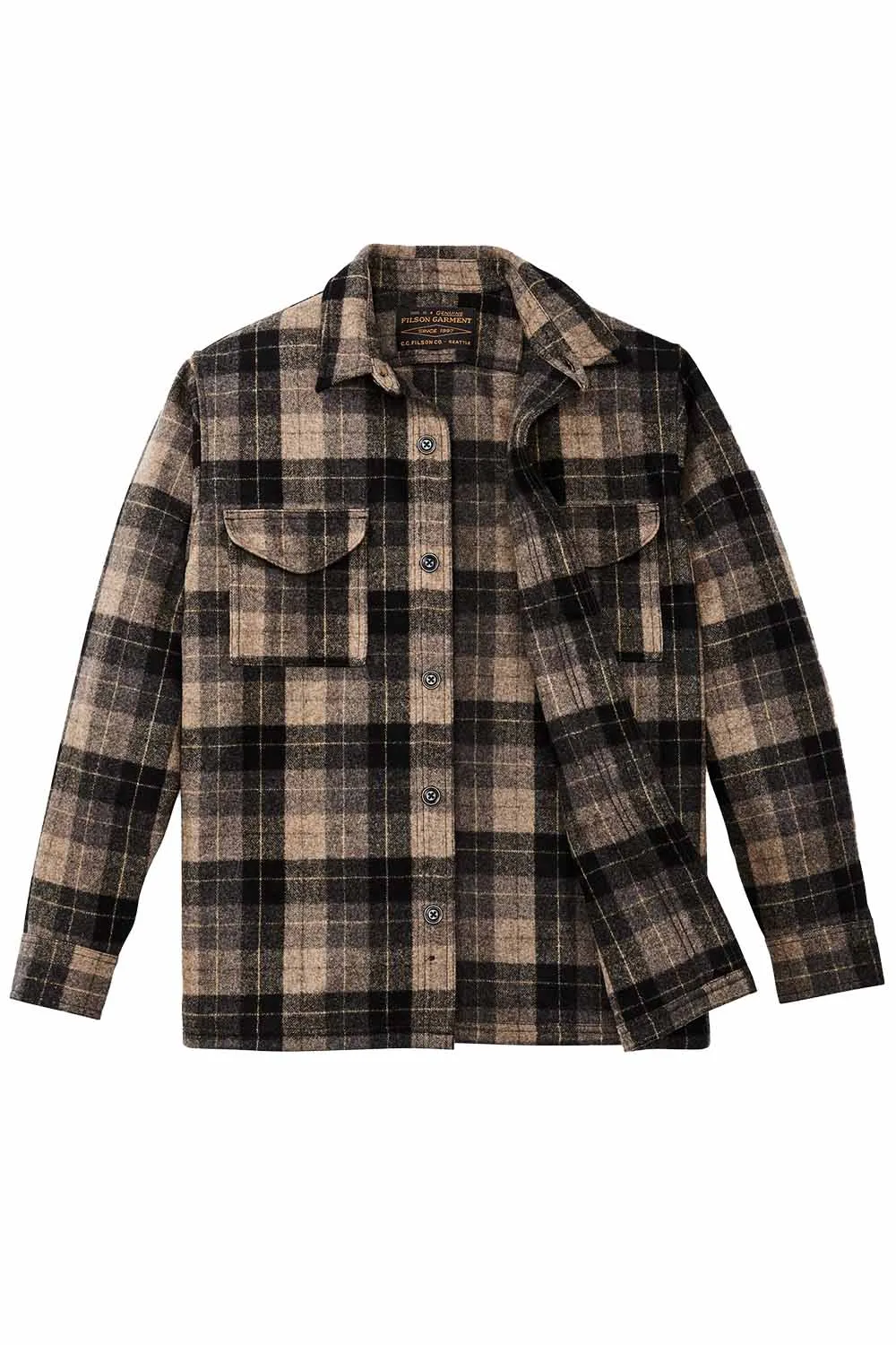 FILSON JAC SHIRT Oat/Brown/Heather/Multi Plaid sold by REVOLVR Menswear product image thumbnail 2