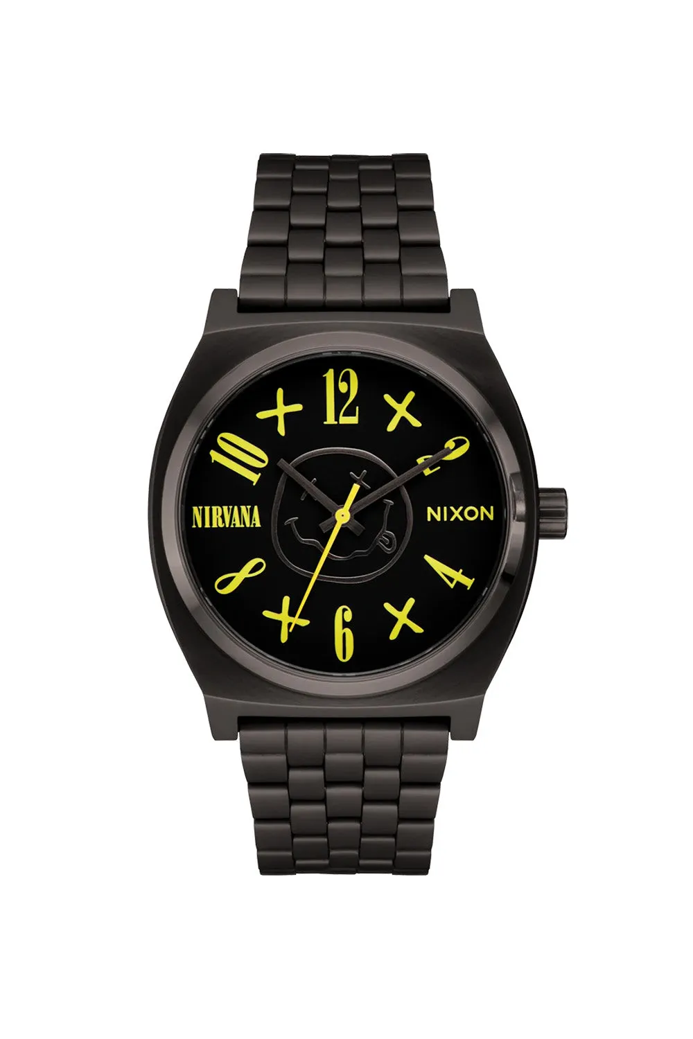 NIRVANA TIME TELLER - BLACK SMILEY sold by REVOLVR Menswear