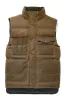 DOWN CRUISER VEST Dark Tan sold by REVOLVR Menswear