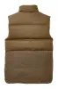 DOWN CRUISER VEST Dark Tan sold by REVOLVR Menswear