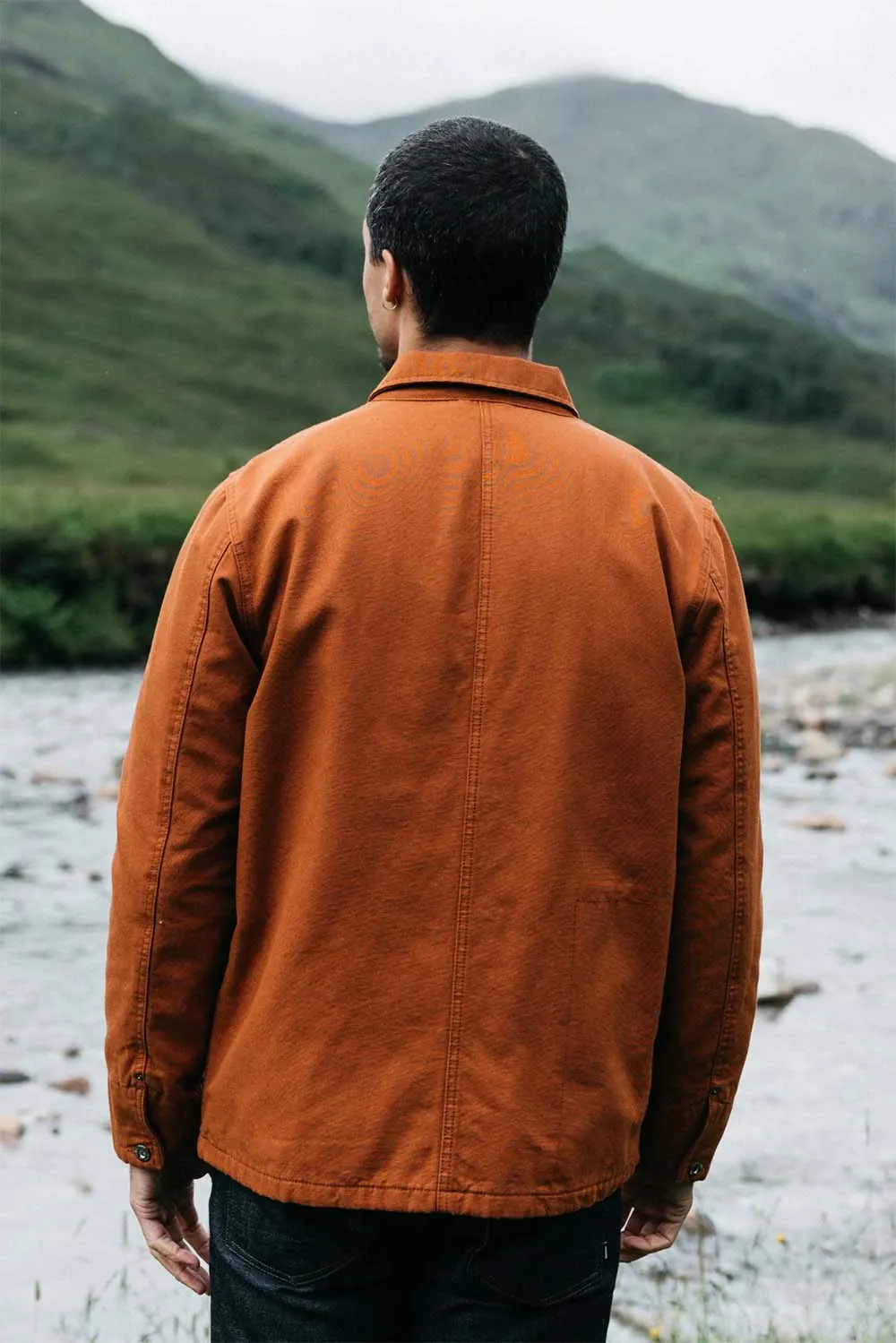 BASSET FLANNEL LINED JACKET Sable sold by REVOLVR Menswear product image thumbnail 4