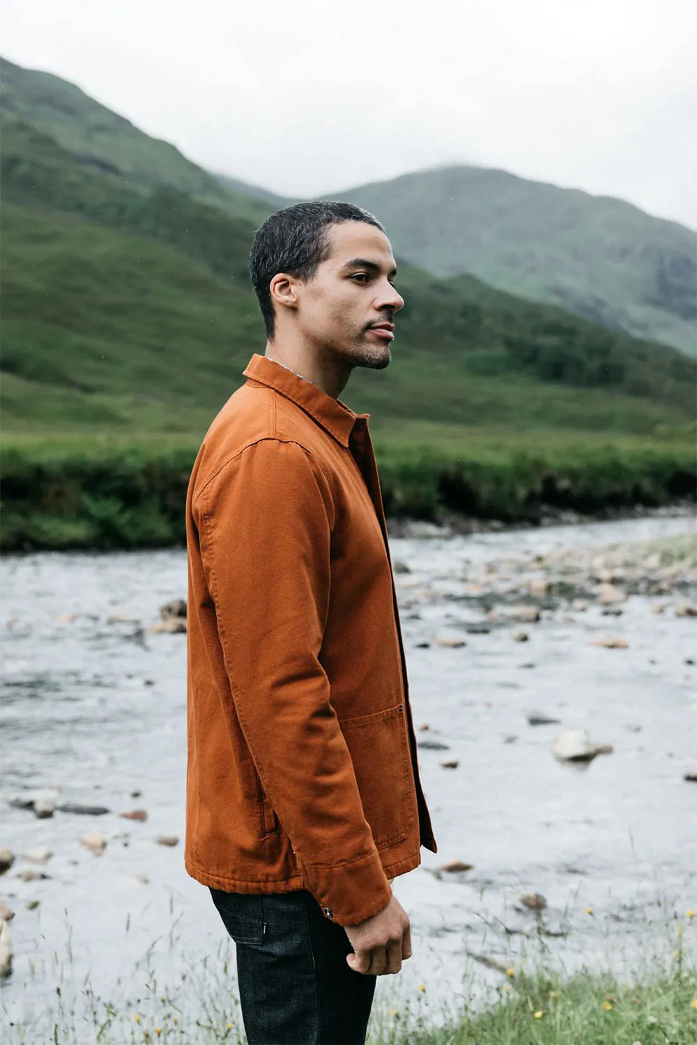 BASSET FLANNEL LINED JACKET Sable sold by REVOLVR Menswear product image thumbnail 3