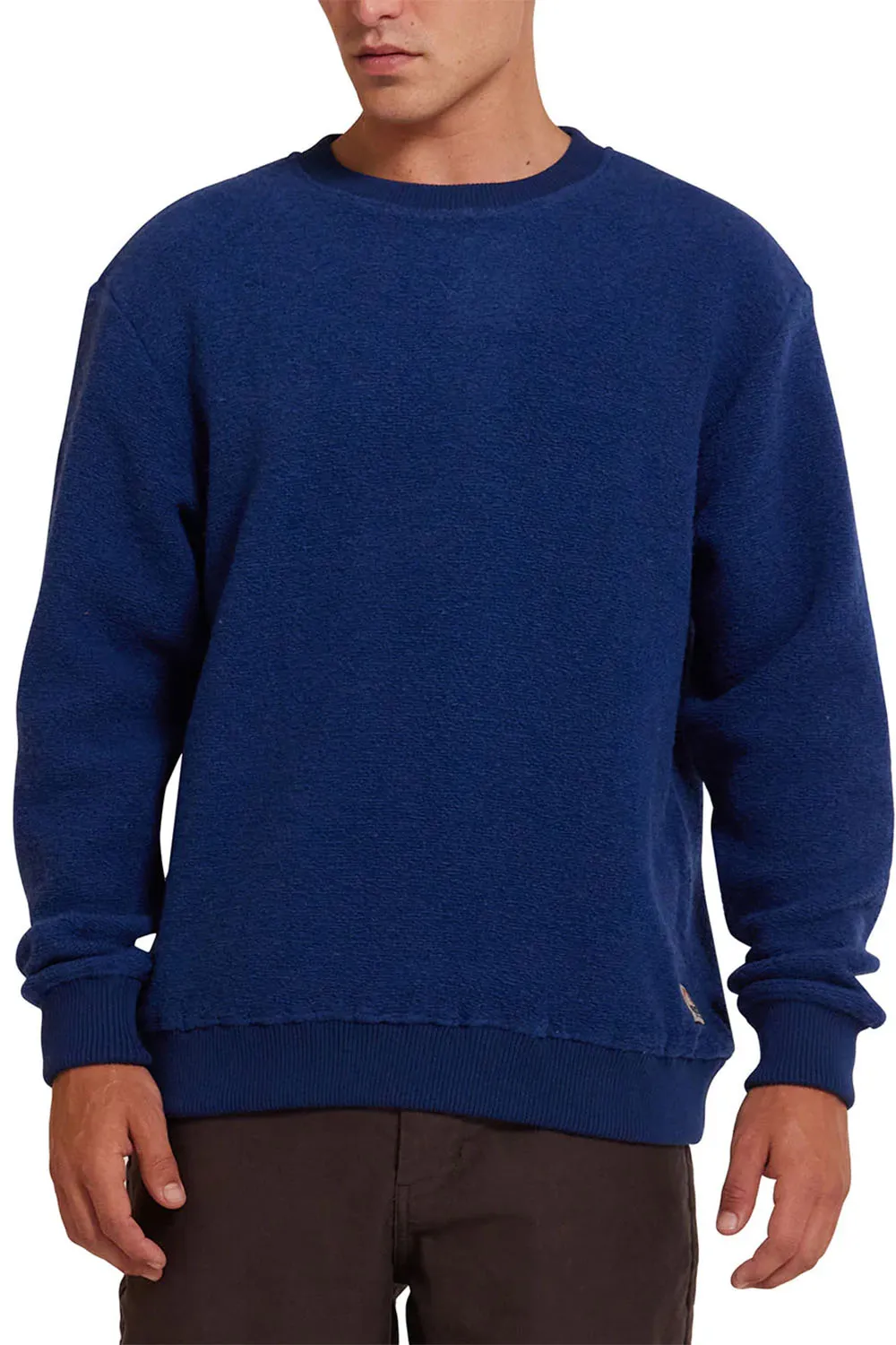 REO TEXTURED FLEECE Blue sold by REVOLVR Menswear product image thumbnail 2