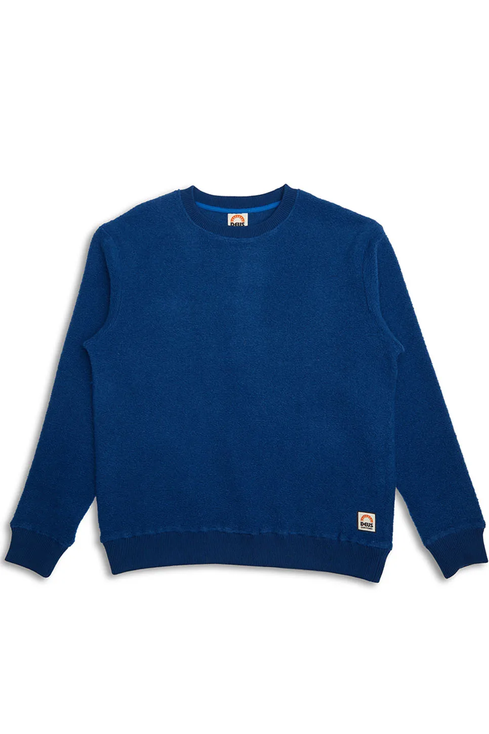 REO TEXTURED FLEECE Blue sold by REVOLVR Menswear