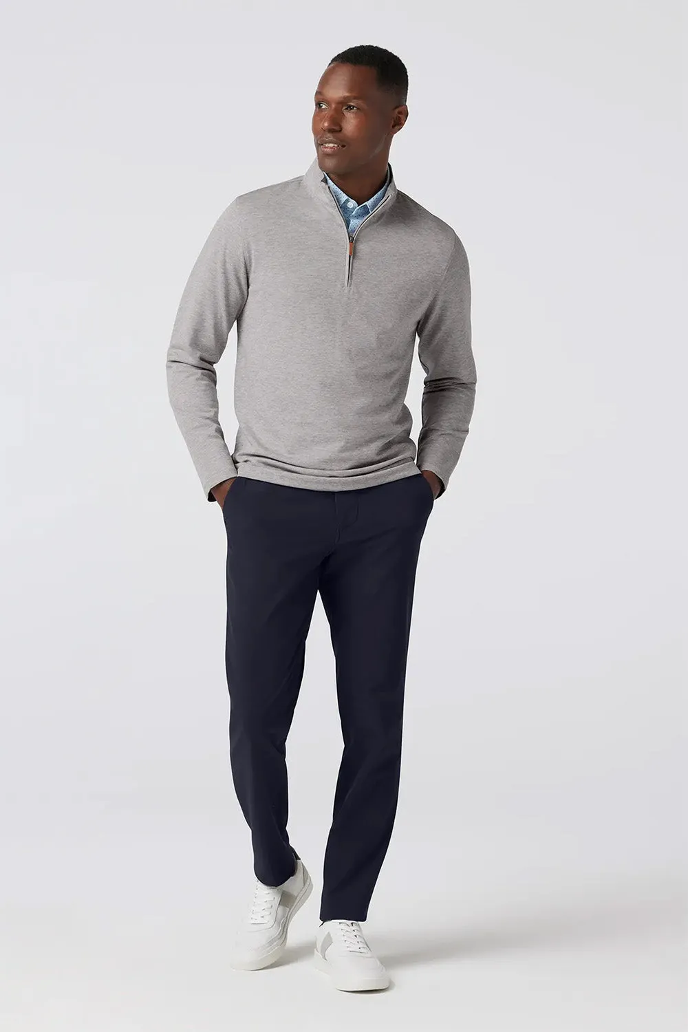 KPI QUARTER ZIP Silver Heather sold by REVOLVR Menswear product image thumbnail 4