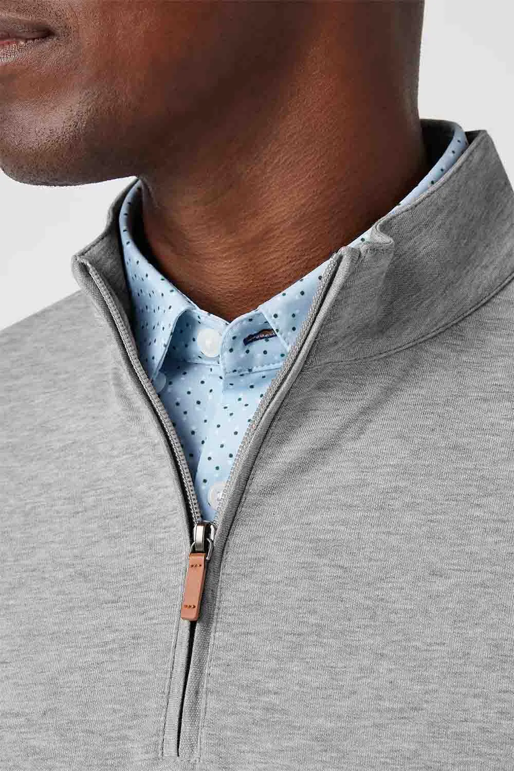 KPI QUARTER ZIP Silver Heather sold by REVOLVR Menswear product image thumbnail 5