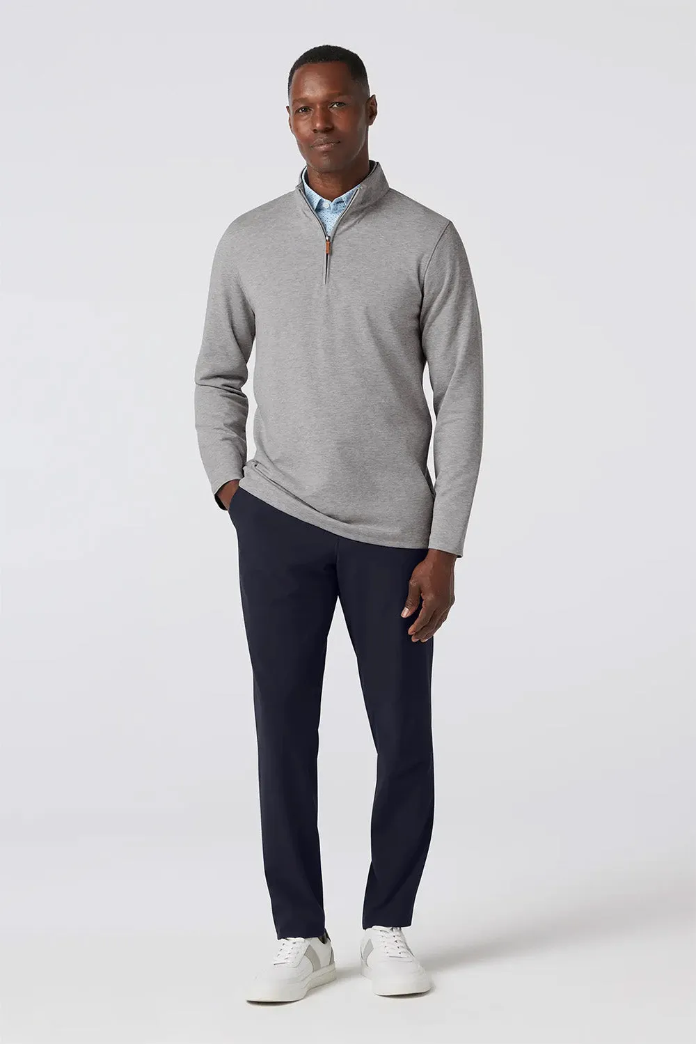 KPI QUARTER ZIP Silver Heather sold by REVOLVR Menswear product image thumbnail 3