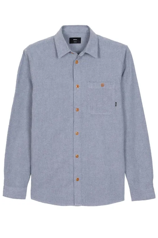 GYLLY SHIRT Indigo Dobby sold by REVOLVR Menswear
