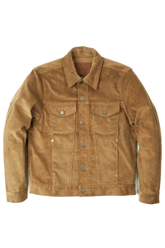 CLASSIC DENIM JACKET Gold Corduroy sold by REVOLVR Menswear