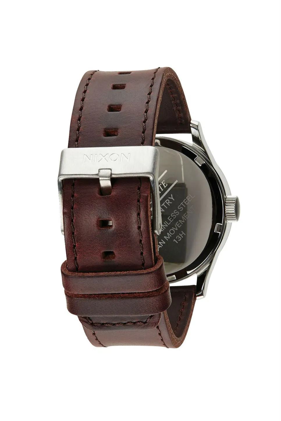 SENTRY LEATHER WATCH - BLUE/BROWN sold by REVOLVR Menswear product image thumbnail 3