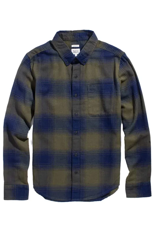SUTTON SLIM SHIRT Pacific Ombre Plaid sold by REVOLVR Menswear