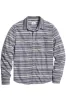 PACIFICA STRETCH SHIRT Navy/Grey Baja Stripe sold by REVOLVR Menswear