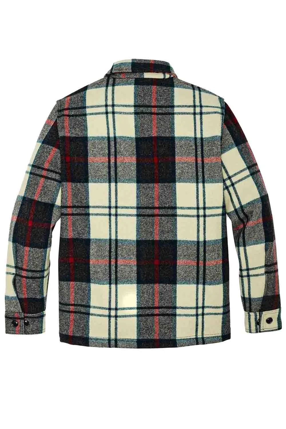 MACKINAW WOOL JAC-SHIRT Cream/Multi Plaid sold by REVOLVR Menswear product image thumbnail 4