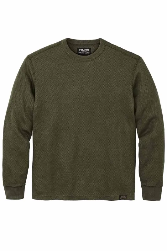 WAFFLE KNIT THERMAL Mossy Rock sold by REVOLVR Menswear
