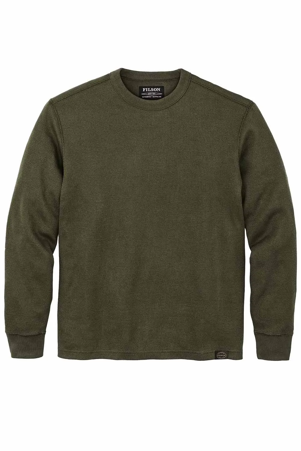 WAFFLE KNIT THERMAL Mossy Rock sold by REVOLVR Menswear