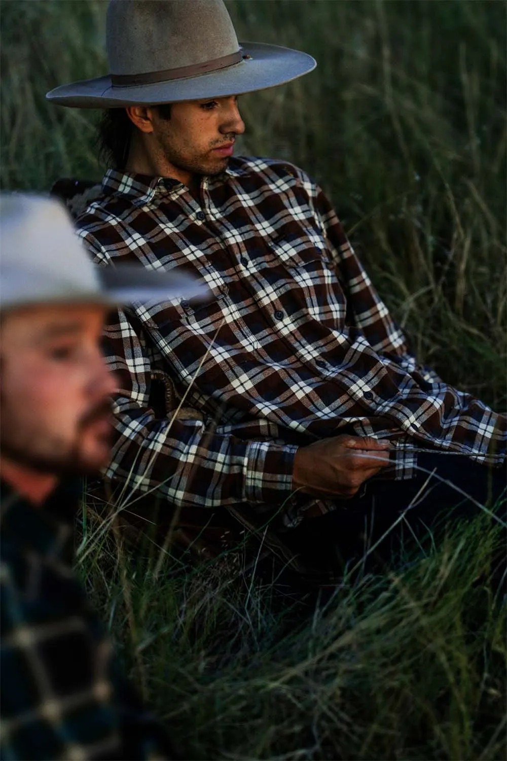 FIELD FLANNEL Brown/Gray Plaid sold by REVOLVR Menswear product image thumbnail 2