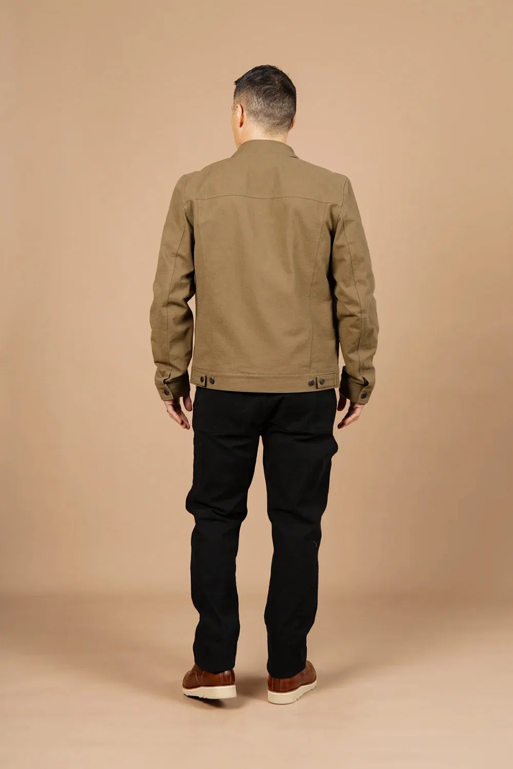 THE BURL JACKET Warm Olive sold by REVOLVR Menswear product image thumbnail 4
