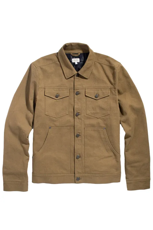 THE BURL JACKET Warm Olive sold by REVOLVR Menswear
