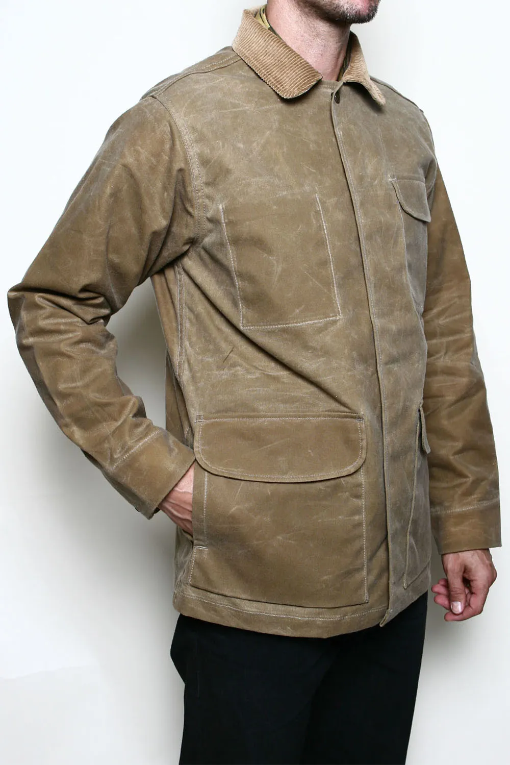 HUNTER SUPPLY JACKET Waxed Tan sold by REVOLVR Menswear product image thumbnail 2