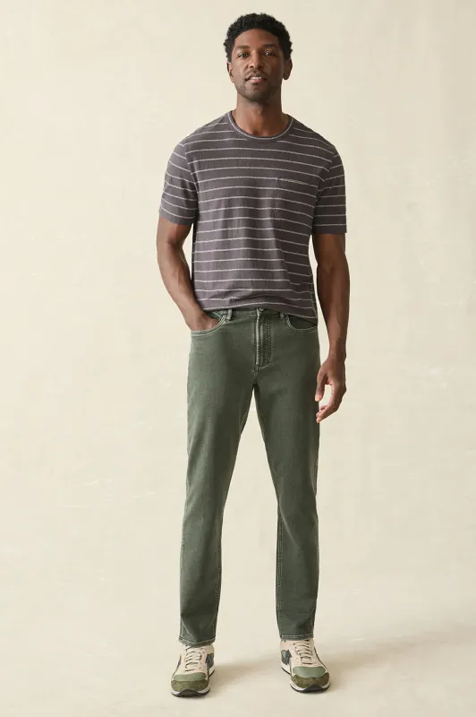 STRETCH TERRY 5 POCKET - FALL OLIVE sold by REVOLVR Menswear