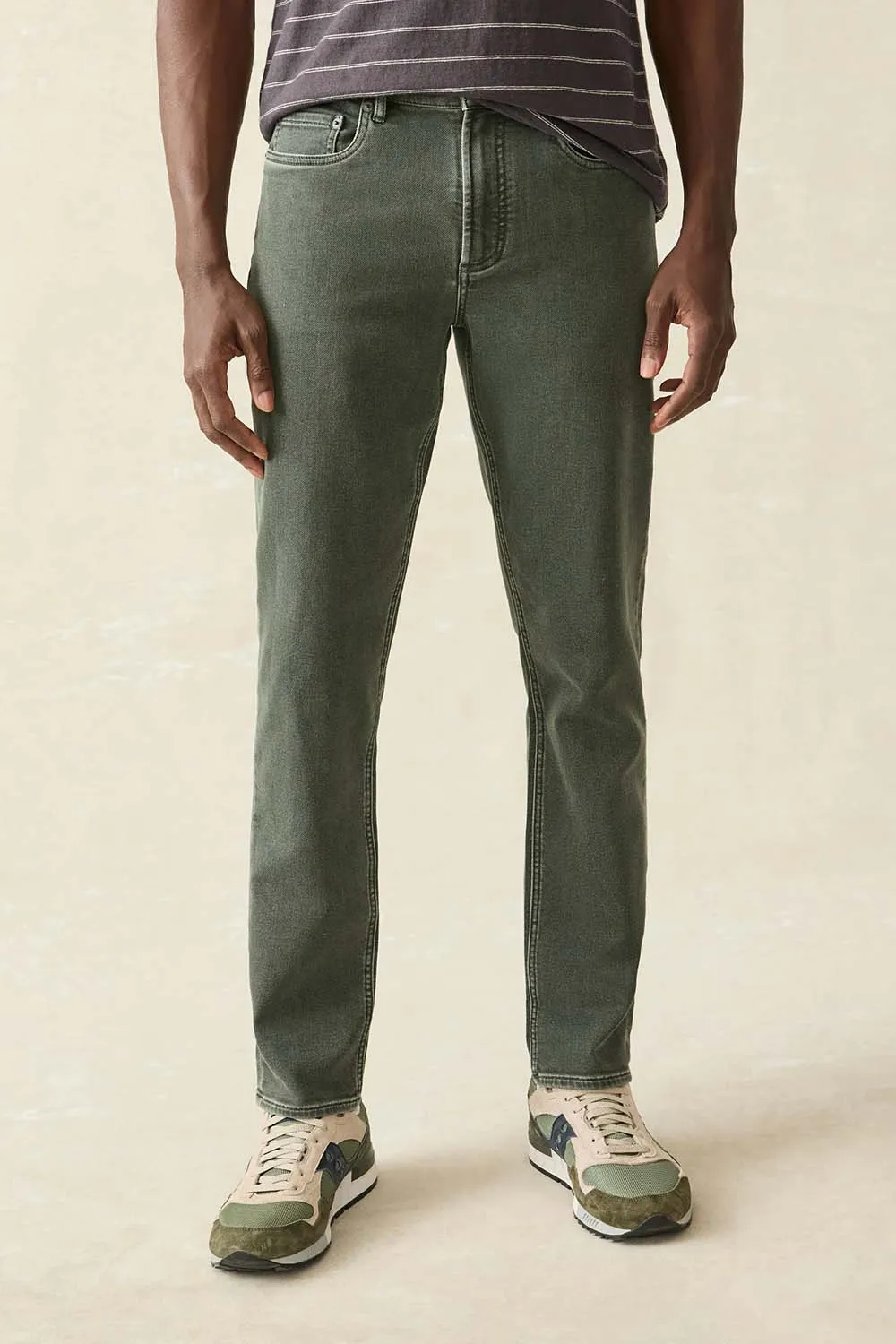 STRETCH TERRY 5 POCKET - FALL OLIVE sold by REVOLVR Menswear product image thumbnail 2
