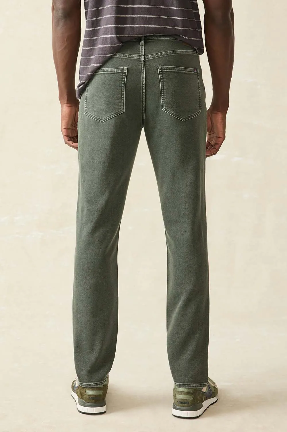 STRETCH TERRY 5 POCKET - FALL OLIVE sold by REVOLVR Menswear product image thumbnail 3
