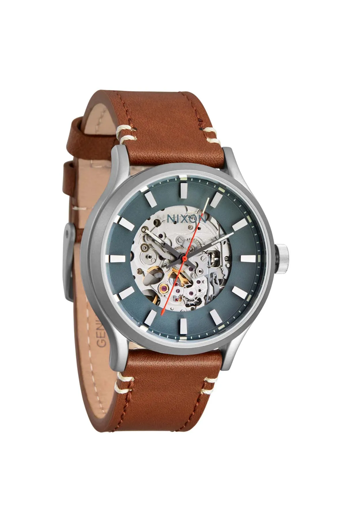 SPECTRA LEATHER - LT GUNMETAL/BASALT/SIENNA sold by REVOLVR Menswear product image thumbnail 2