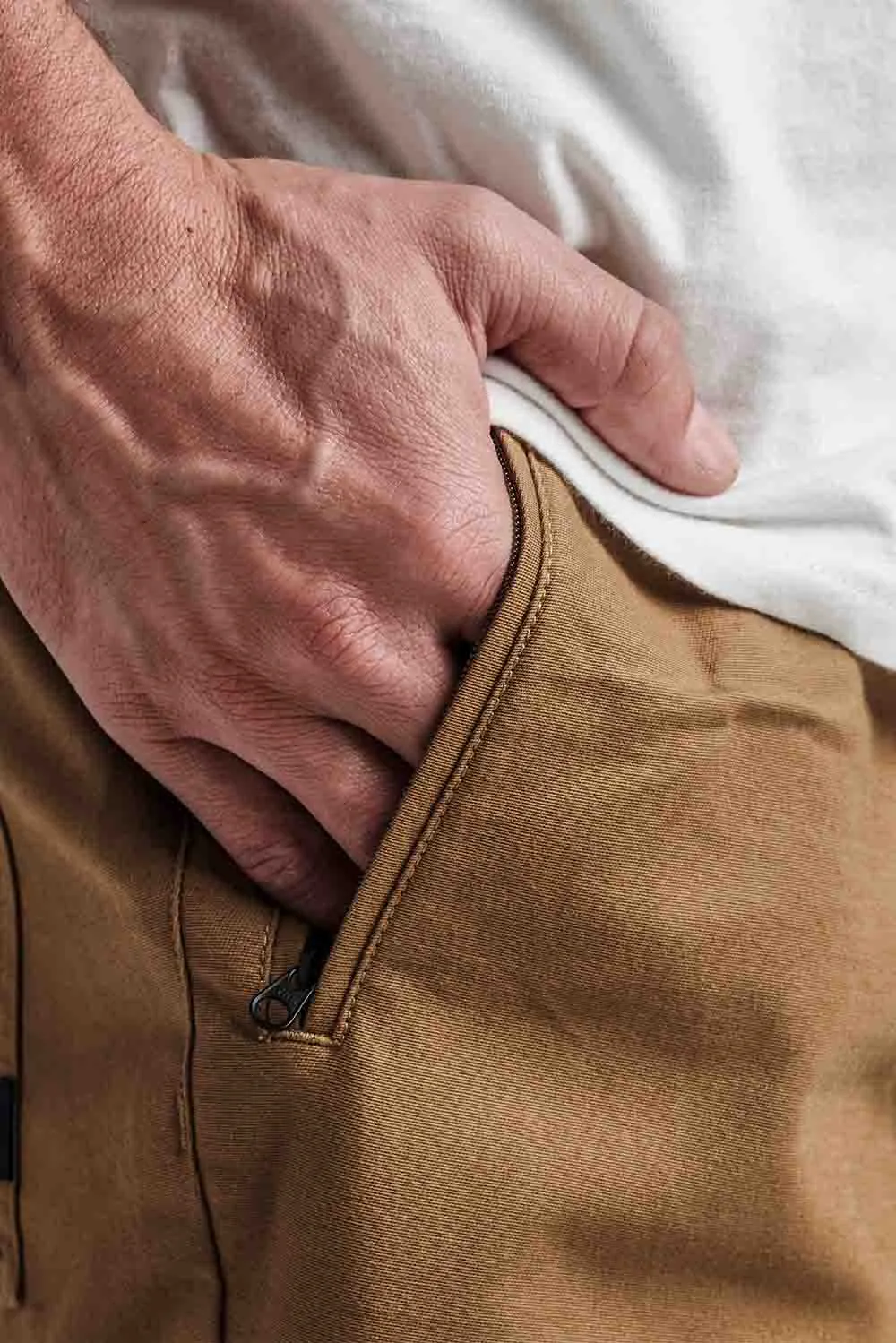 LAYOVER TRAVELER PANT - DARK KHAKI sold by REVOLVR Menswear product image thumbnail 5