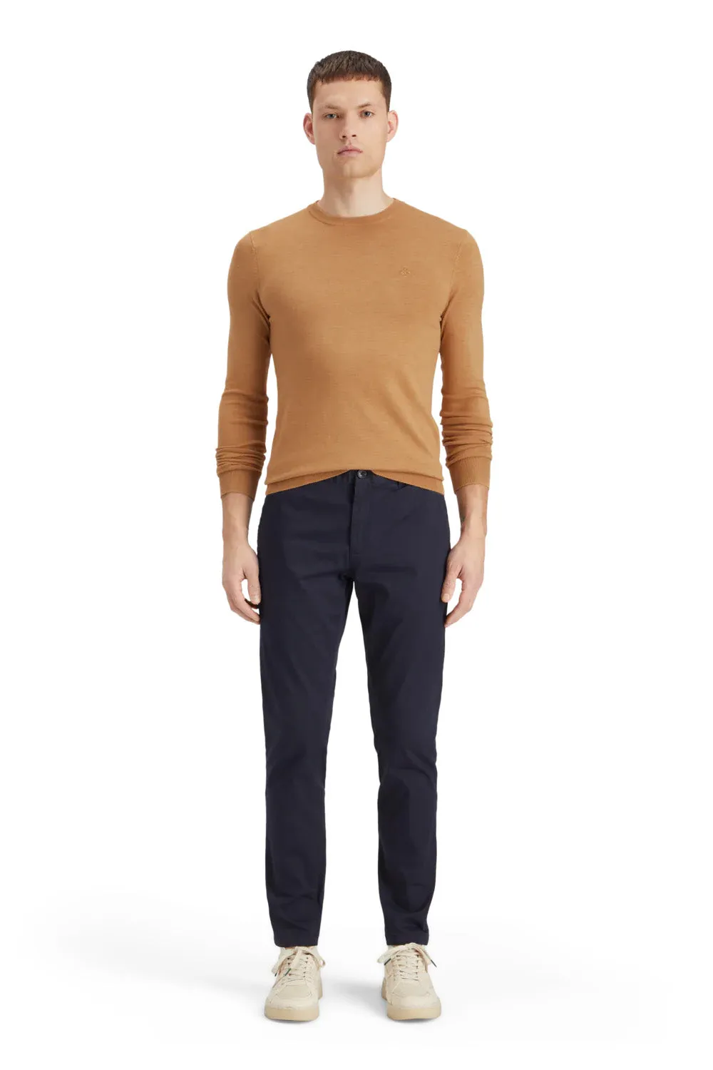 VISCOSE PULLOVER CREWNECK Light Camel sold by REVOLVR Menswear product image thumbnail 2