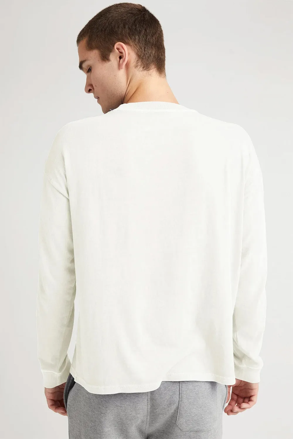RELAXED LS TEE Bone sold by REVOLVR Menswear product image thumbnail 3
