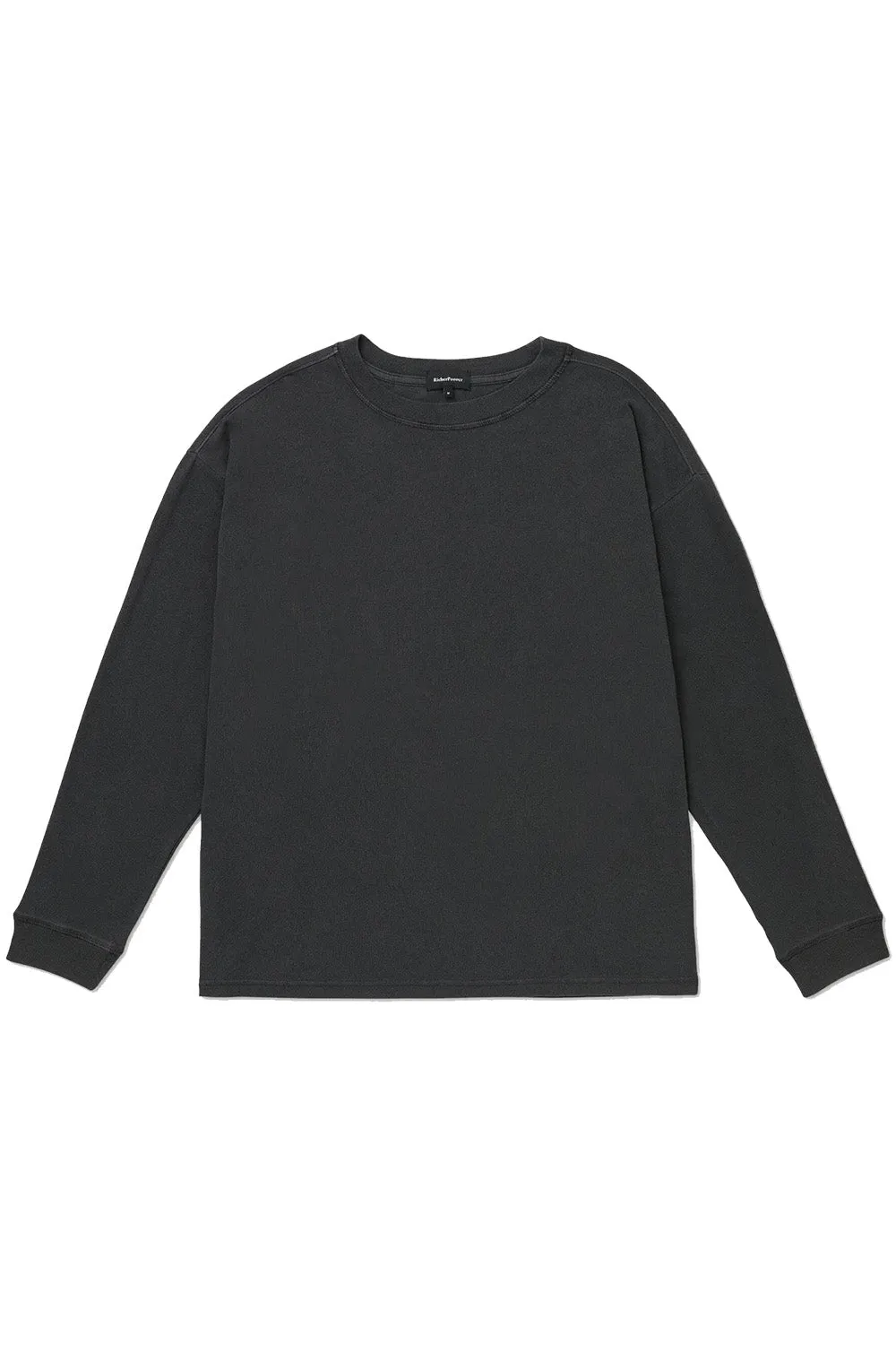 RELAXED LS TEE Stretch Limo sold by REVOLVR Menswear