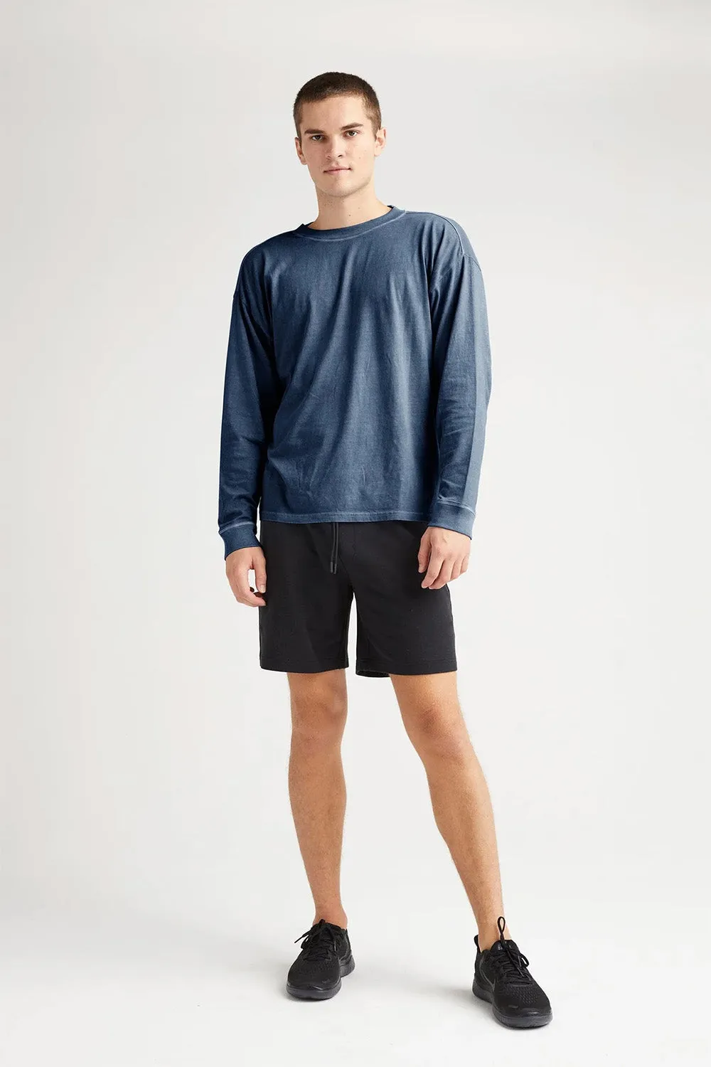 RELAXED LS TEE Moonlit Ocean sold by REVOLVR Menswear product image thumbnail 5