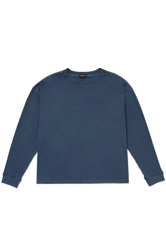 RELAXED LS TEE Moonlit Ocean sold by REVOLVR Menswear