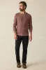 SUNWASHED CREWNECK Plum Wine sold by REVOLVR Menswear