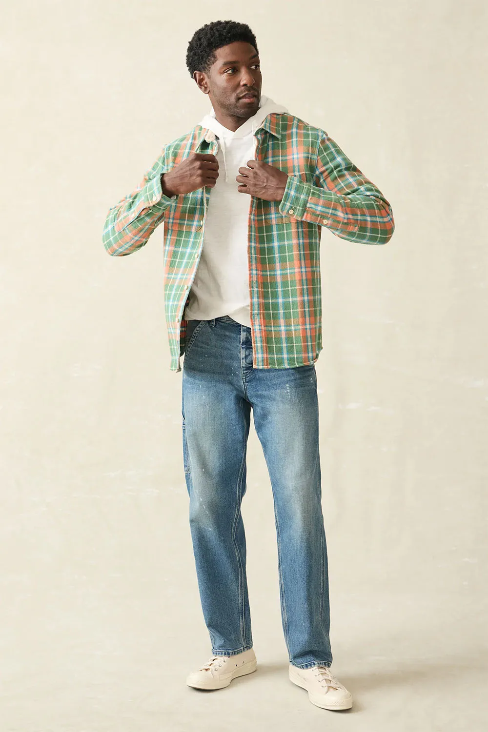 THE SURF FLANNEL Forest Hollow Plaid sold by REVOLVR Menswear product image thumbnail 3