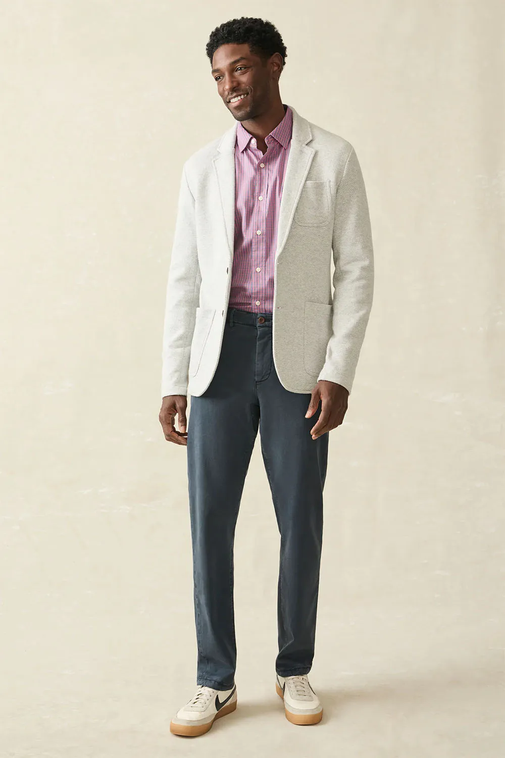 COASTLINE CHINO Blue Nights sold by REVOLVR Menswear