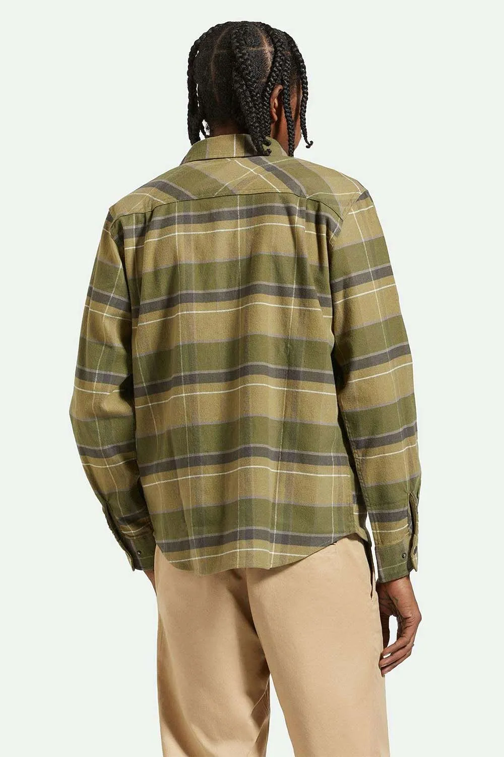 BUILDERS BOWERY FLANNEL Dill/Olive Surplus/Washed Black sold by REVOLVR Menswear product image thumbnail 3