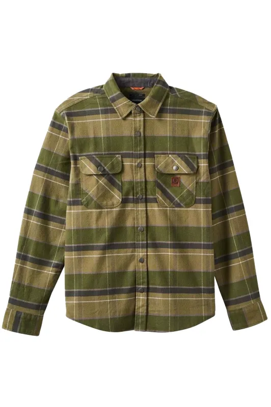 BUILDERS BOWERY FLANNEL Dill/Olive Surplus/Washed Black sold by REVOLVR Menswear