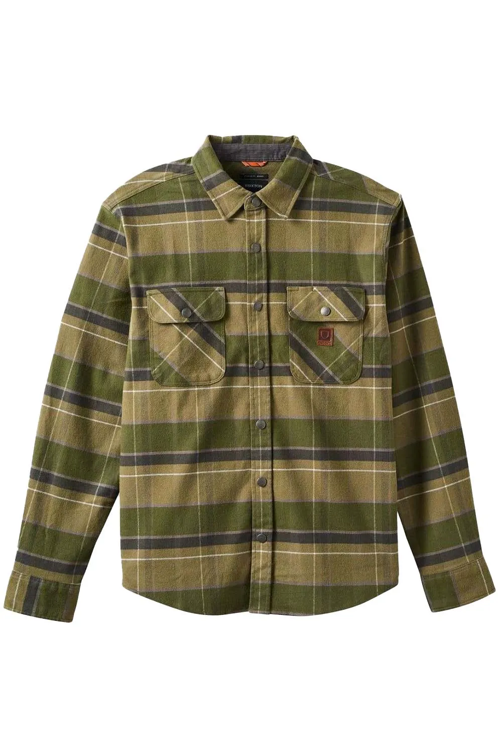 BUILDERS BOWERY FLANNEL Dill/Olive Surplus/Washed Black sold by REVOLVR Menswear