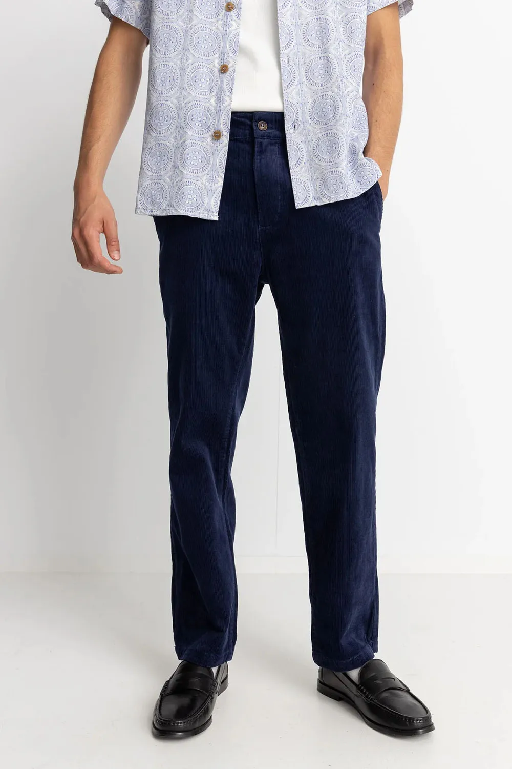 CORD TROUSER - NAVY sold by REVOLVR Menswear product image thumbnail 3
